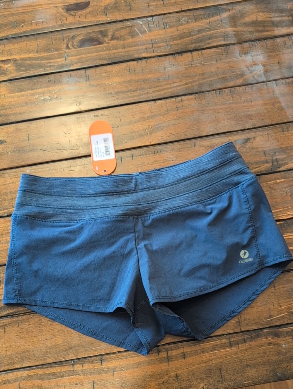 Oiselle Mac Roga Shorts Indigo Melange